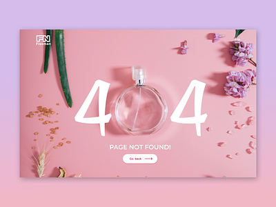 404 page for perfume shop 404 concept design graphic design ui ux website