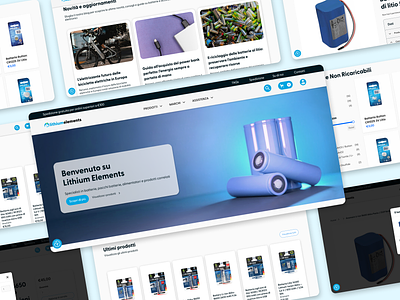 Web Design & Development for Lithium Elements design graphic design web design webflow