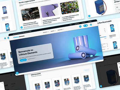 Web Design & Development for Lithium Elements design graphic design web design webflow