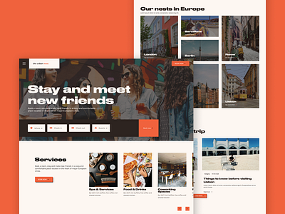 Urban Nest - Landing Page design web design web development webflow