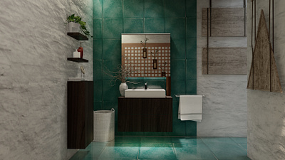 Architectural Visualization 3d architecture archviz bathroom render