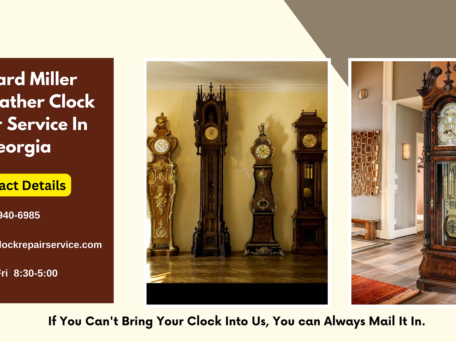 Howard Miller Grandfather Clock Repair Service In by Clock