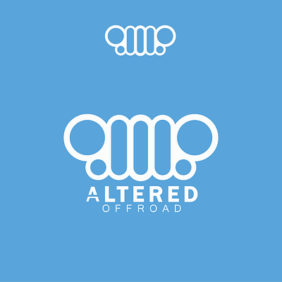 Altered offroad logo branding graphic design logo design