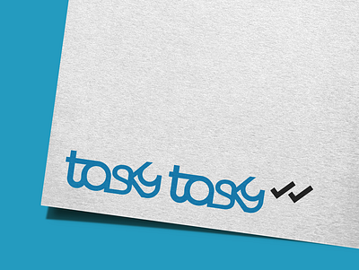 tasky tasky logo branding graphic design logo design