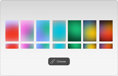 Color picker design figma landing page ui