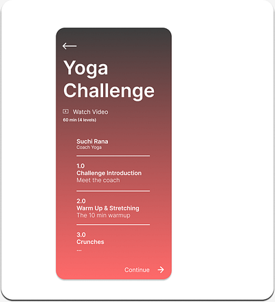 Work out for the day app branding design figma mobileui ui