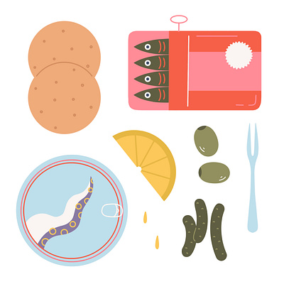 Girl Dinner design graphic design illustration