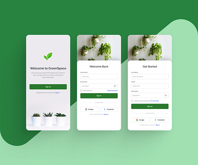 Sign in/Sign up UI app design ui ux visual design