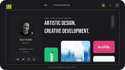 Portfolio Website design web design web development