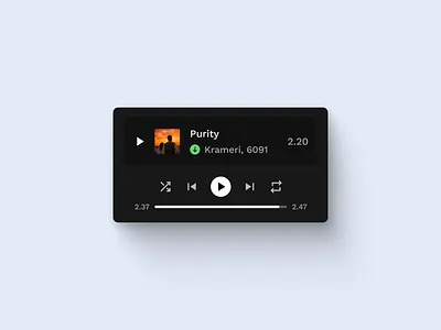 Spotify Player Widget