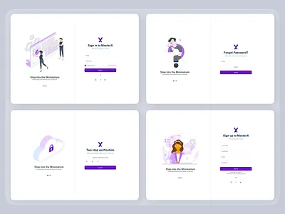 Sign in & Sign up web application design branding clean create account dashboard discover log in minimal new account product design registration sign in sign up sign up form template typography ui ux verification page web application web design