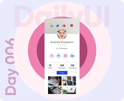 #DailyUI #006 app dailyui design figma ui