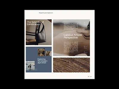 Charlotte Lapalus' Editorial Exploration 02 art direction editorial layout graphic design layout