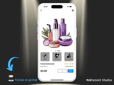 Beauty Product Shop App UI app design mobile mobile app mobile app design mobile design ui