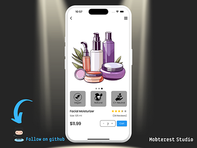 Beauty Product Shop App UI app design mobile mobile app mobile app design mobile design ui