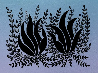 2 - Grinch in thyme floral hand drawn herbs illustration thyme