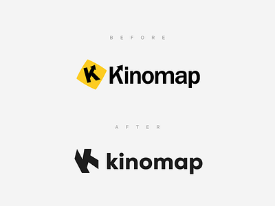 Kinomap before and after branding logo outdoor sports training