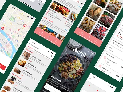 Achil Food Delivery App app branding concept delivery app design figma food food delivery foods illustration mobile ui uiux ux