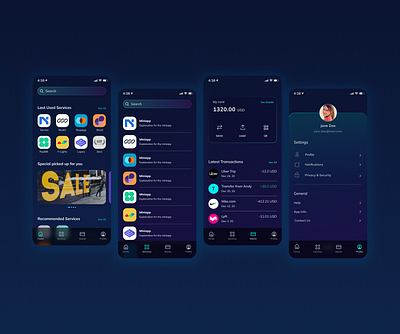 Mobile app - concept app design figma mobi mobile product design ui