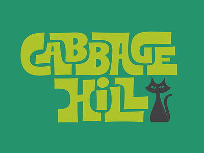 Cabbage Hill adobe branding custom lettering design graphic design hand lettering illustration illustrator lettering logo typography vector