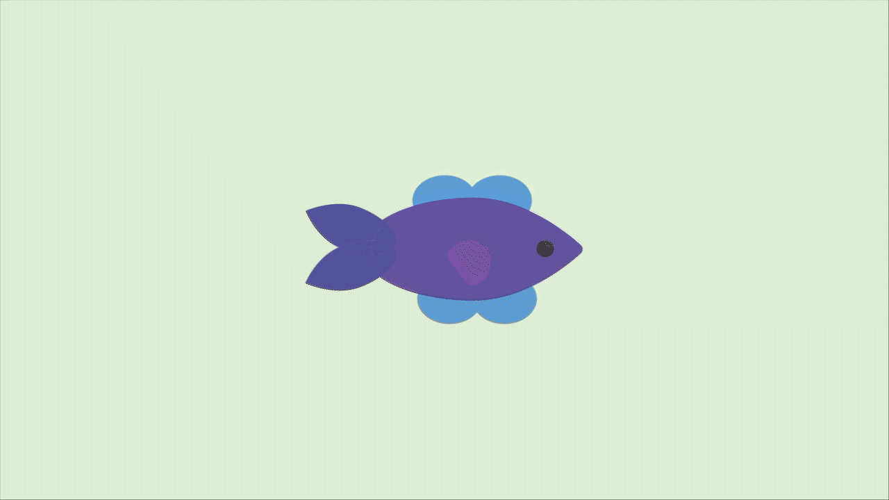 Vector Fish Swimming 2d animation adobe illustrator after effects animation vector