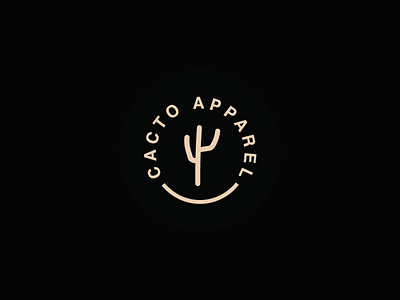 Cacto Apparel logo design apparel brand identity branding cacto logo