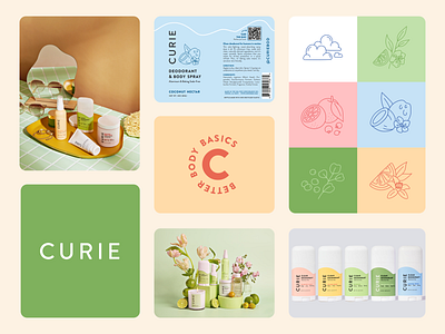 Curie branding and packaging design branddesign branding graphic design illustration labels logo packaging typography