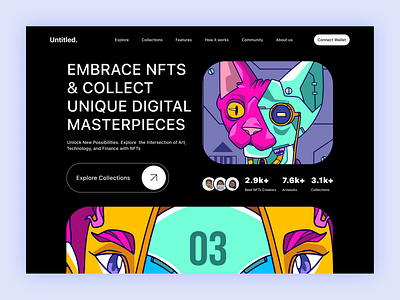 Untitled NFTs adobe illustrator adobe photoshop design figma figma design nft nft design ui ui design uiux design web3 web3 design