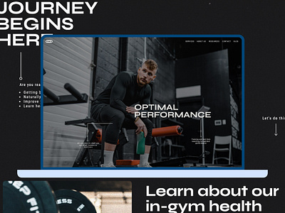 Fortitude Showit Template bold coaches dark design desktop drag and drop fitness graphic design homepage scroll actions showit template template design ui ui design ux web builder web design website builder website design
