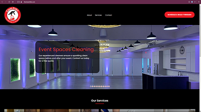 Website for Clean Folks LLC branding design graphic design illustration logo ui ux vector web design website