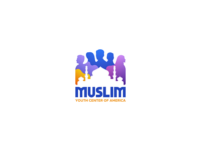 Moslems Community Logo colorful fun graphic design islam logo logo design moslems mosque