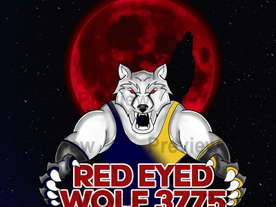 Gaming Logo disocrd facebook gamers gaming high quality illustrator instagaram logo logos mascot mascots moon photoshops red streamers streaming twitch twitter wolf wolfs