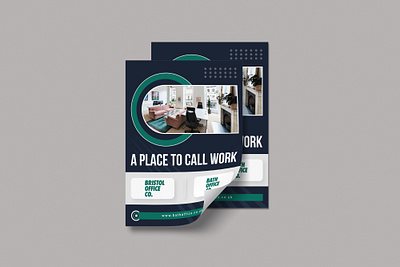 Flyer design for a co-workspace Company branding brochure custom sticker design design flyer flyer design graphic design hand bill illustration leaflet local ads flyer logo one pager print ads print flyer typography ui ux