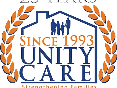 Unity Care 25 Years - logo design adobe illustrator branding design graphic design logo logo design non profit pro bono pro bono publico