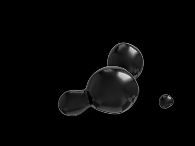 Dark liquid 3d abstract animation art background black blender3d branding clean concept dark design liquid loop motion graphics render science shape simple visual