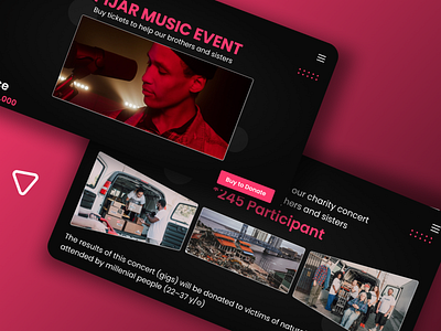 Music Event branding graphic design motion graphics ui