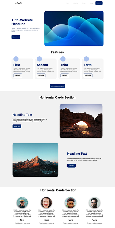 Landing Page