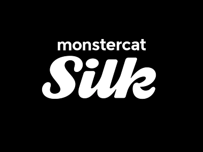 Monstercat Silk adobe branding custom lettering design graphic design illustrator lettering lifestyle logo music typography