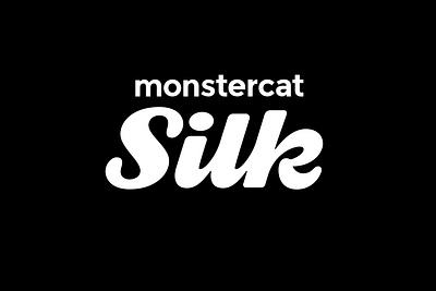 Monstercat Silk adobe branding custom lettering design graphic design illustrator lettering lifestyle logo music typography