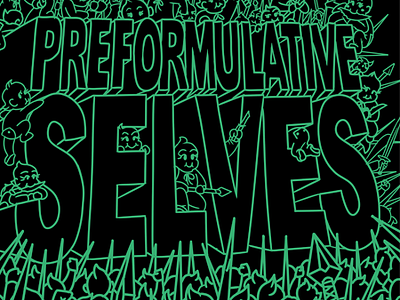 Album Artwork - Preforumlative Selves album artwork branding design illustration