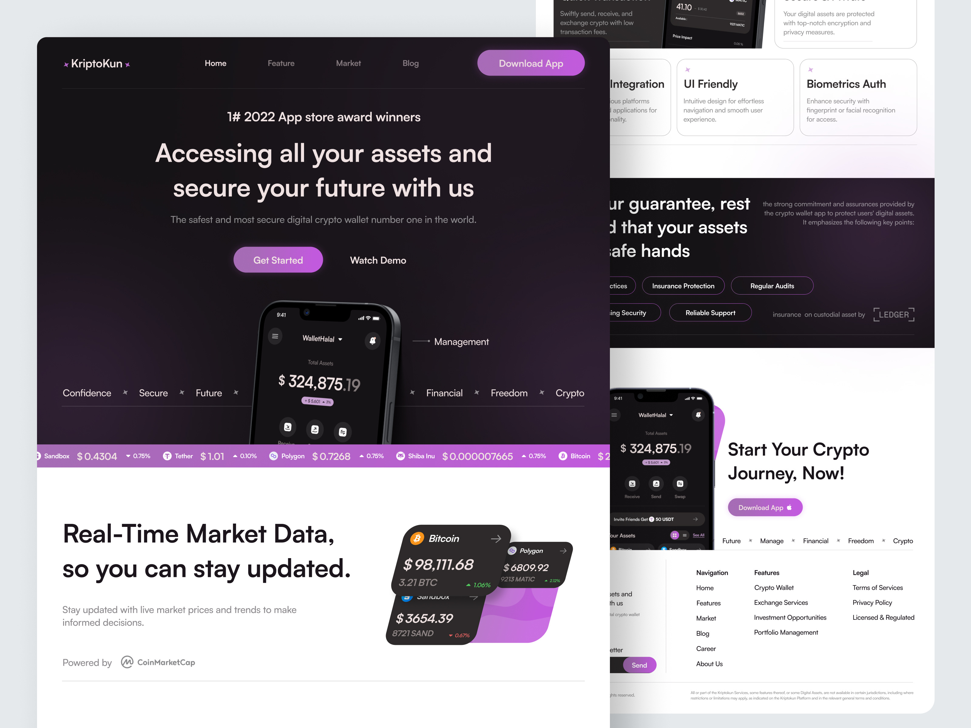 Example of Website Or Landing Page Design