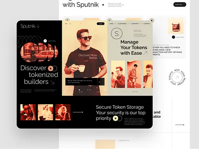 Crypto Token Landing Page ai blockchain business crypto dao decentralized defi eth finance fintech investement metaverse saas staking startup token tokenization wallet web3 web3 company website