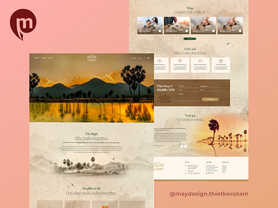 Bird's nest website bird birdnest design design a day heritage layoutdesign layoutwebsite maydesign thietkecotam ui uxui website