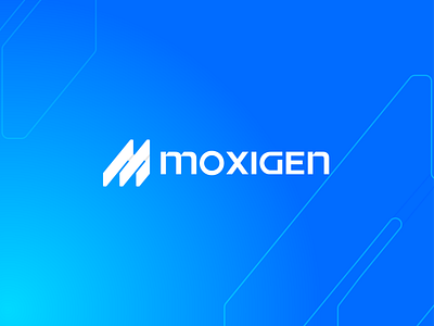 Moxigen - letter M software, technology branding, logo design best logo branding fintech icon letter m logo logo logo design logo icon logo mark logo type popular logo tech logo