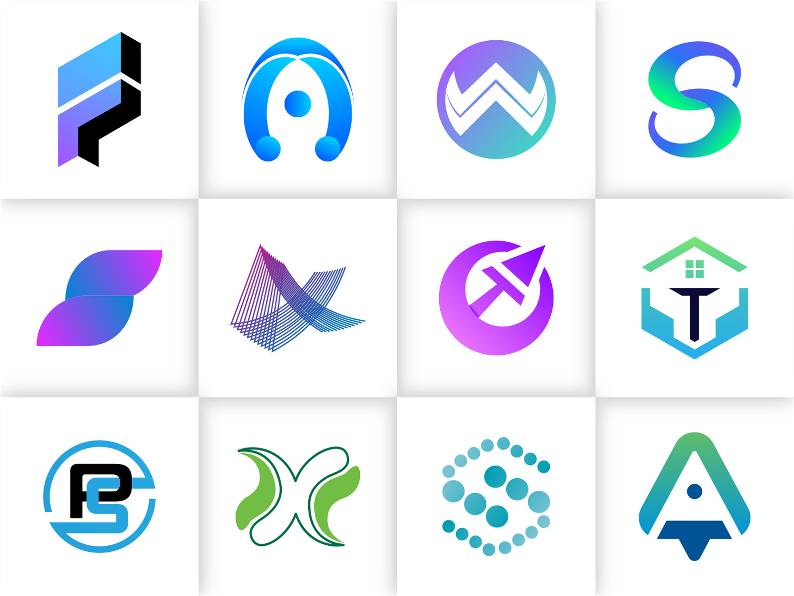 Modern Letter Logo Collection by Naim Uddin on Dribbble