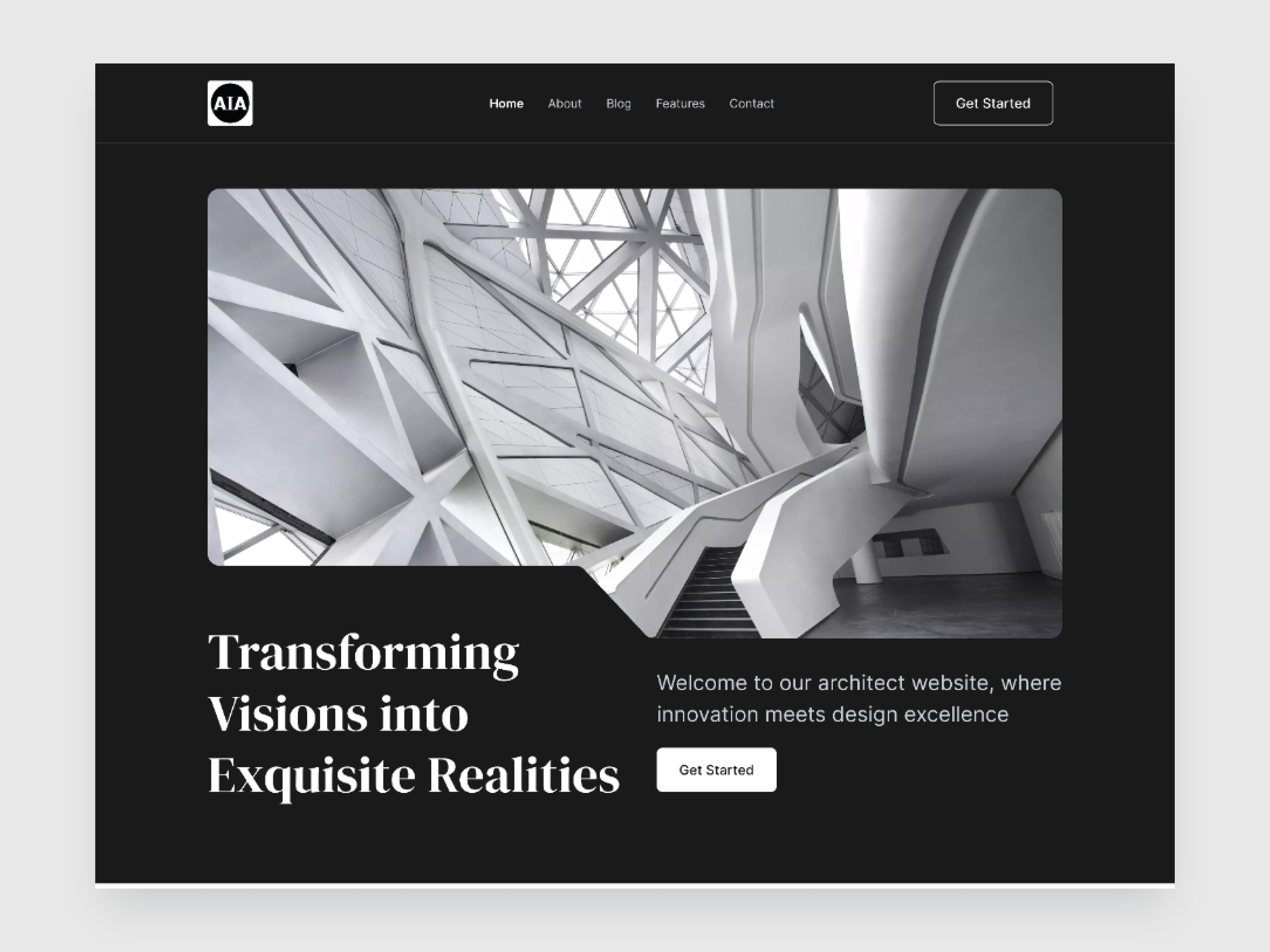 Architecture Website Concept Design by Abu Hasan on Dribbble