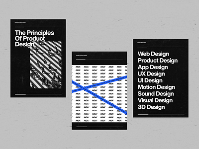 AIGA — Branding. Poster Design branding clean design graphic design minimal poster poster design print typography