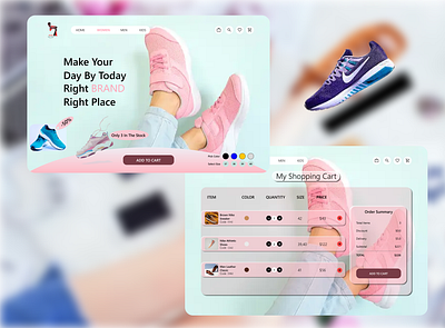 Daily UI Challenge 017 shopping cart app appdesign branding cart design favorite graphic design shopping shopping cart ui ui design uiux