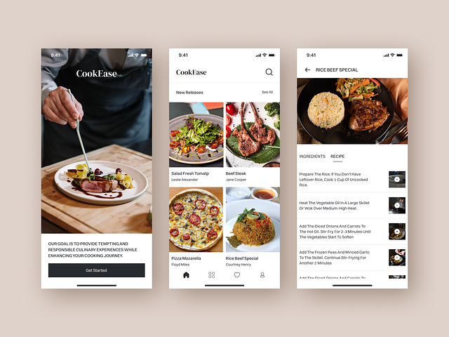 Browse thousands of Cooking App images for design inspiration | Dribbble