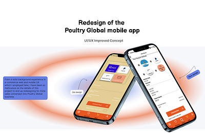 Poultry Global Product Redesign app design branding design product redesign ui uiux portfolio user experience design vector web and mobile design